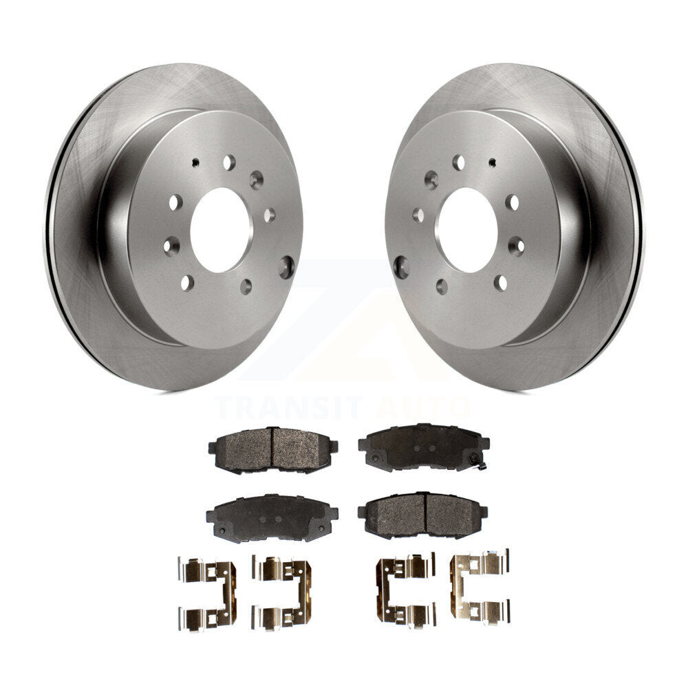 Kit de disques de frein à disque arrière et plaquettes semi-métalliques pour Mazda MPV 2004-2006