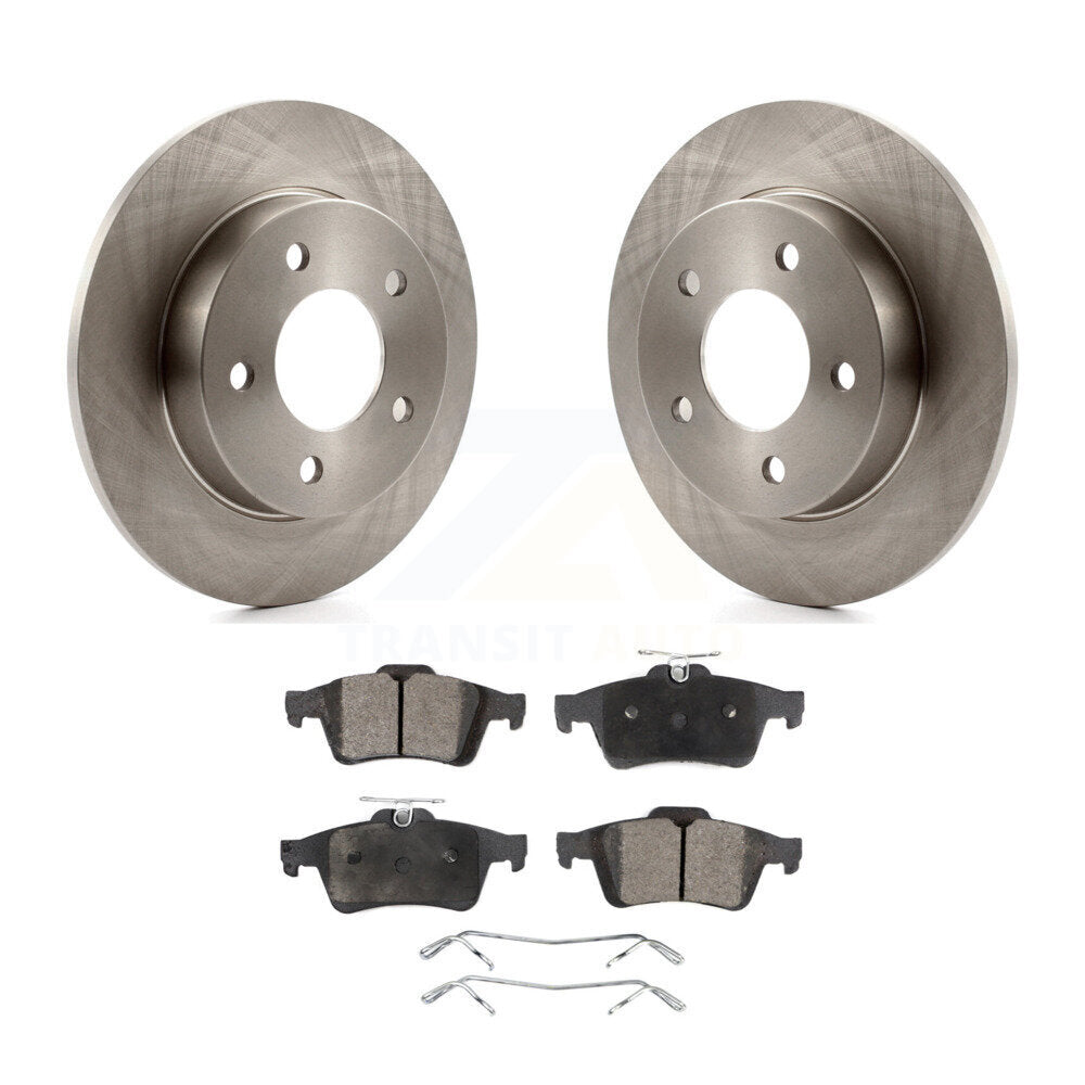 Kit de disques de frein à disque arrière et plaquettes semi-métalliques pour Mazda 3 Sport K8F-101783