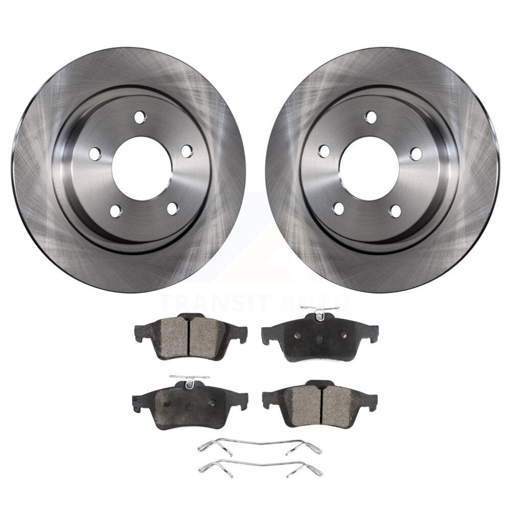 Kit de disques de frein à disque arrière et plaquettes semi-métalliques pour Mazda 3 Sport K8F-101785