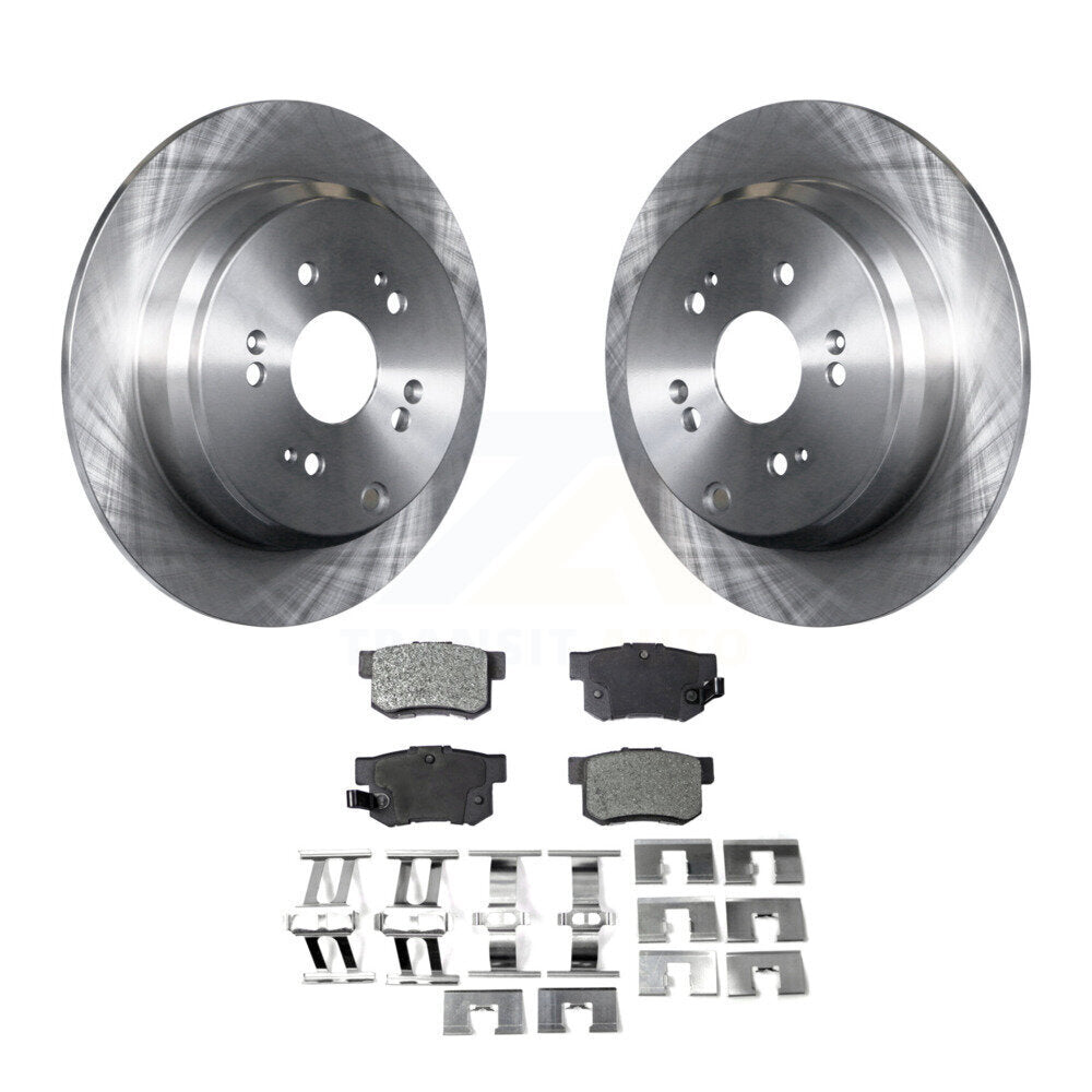 Kit de disques de frein à disque arrière et plaquettes semi-métalliques pour Acura RDX K8F-101788