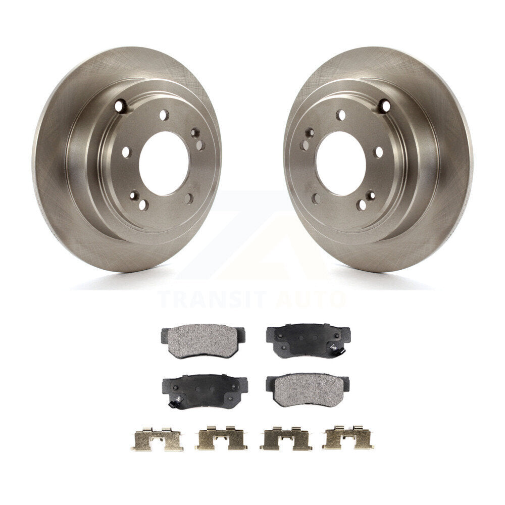 Kit de disques de frein à disque arrière et plaquettes semi-métalliques pour Kia Amanti 2004-2006