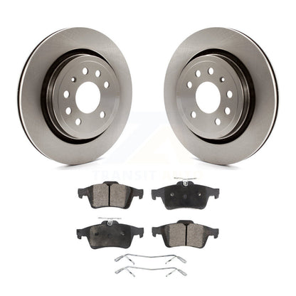 Kit de plaquettes semi-métalliques de rotors de frein à disque arrière pour Saab 9-3 9-3X avec Roto ventilé