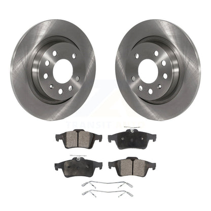 Rotor de frein à disque arrière et Kit de plaquettes semi-métalliques pour Saab 9-3 9-3X avec solide