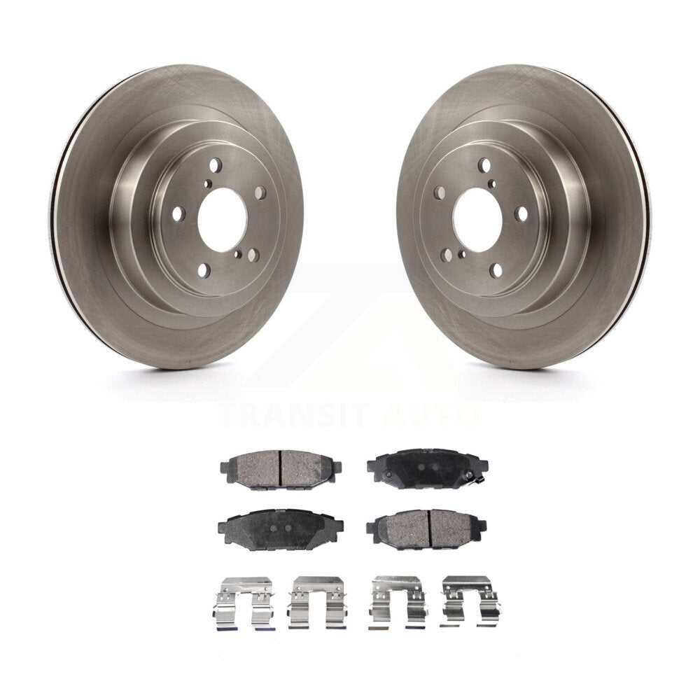Kit de disques de frein à disque arrière et plaquettes semi-métalliques pour Subaru Legacy K8F-101800