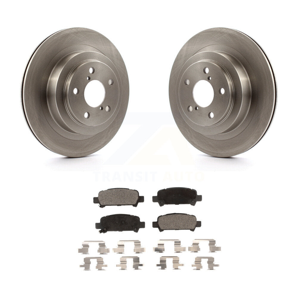 Kit de disques de frein à disque arrière et plaquettes semi-métalliques pour Subaru Legacy K8F-101801