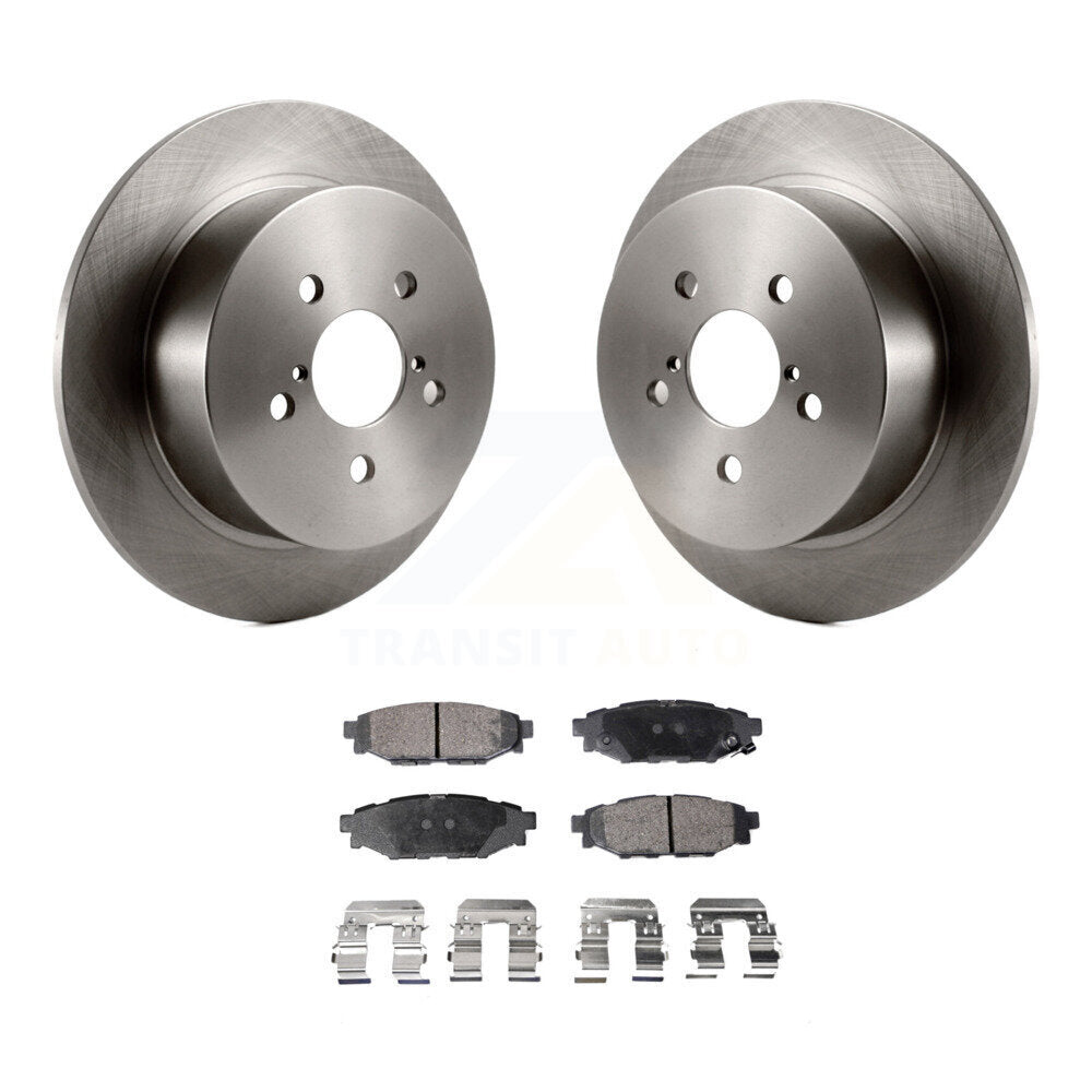 Kit de disques de frein à disque arrière et plaquettes semi-métalliques pour Subaru Outback Legacy