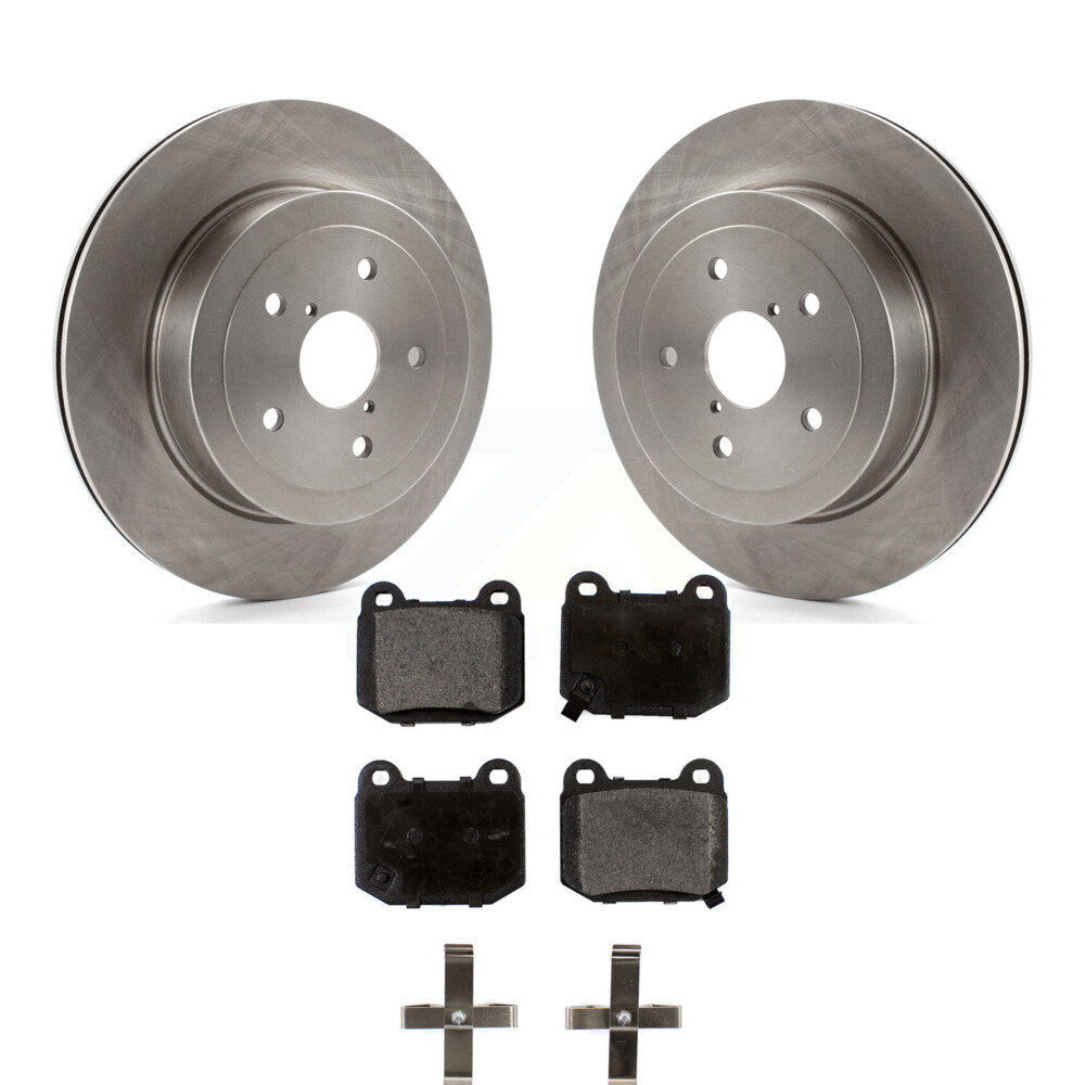 Kit de disques de frein à disque arrière et plaquettes semi-métalliques pour Subaru Impreza K8F-101805