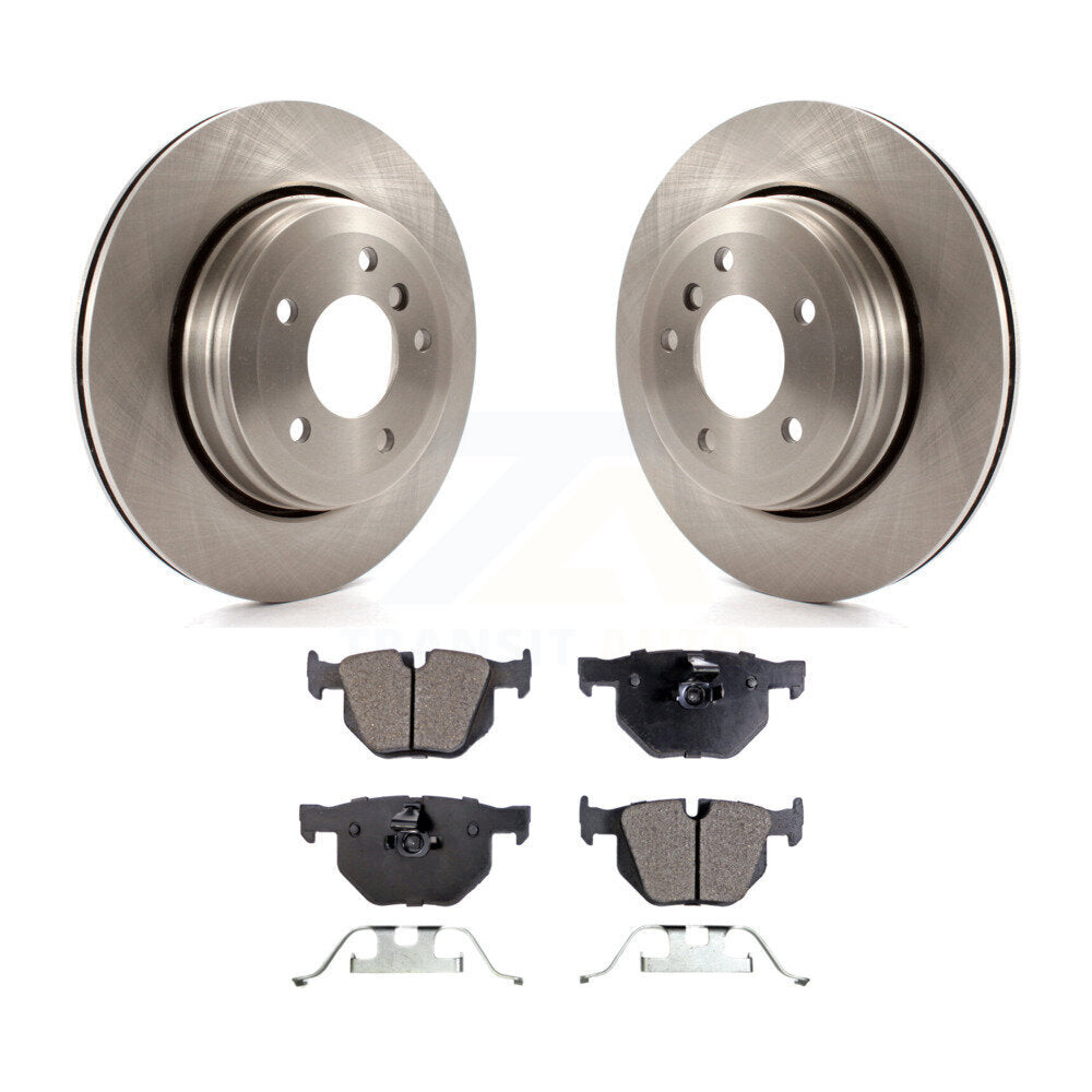 Kit de disques de frein à disque arrière et plaquettes semi-métalliques pour BMW 530i 525i 528i
