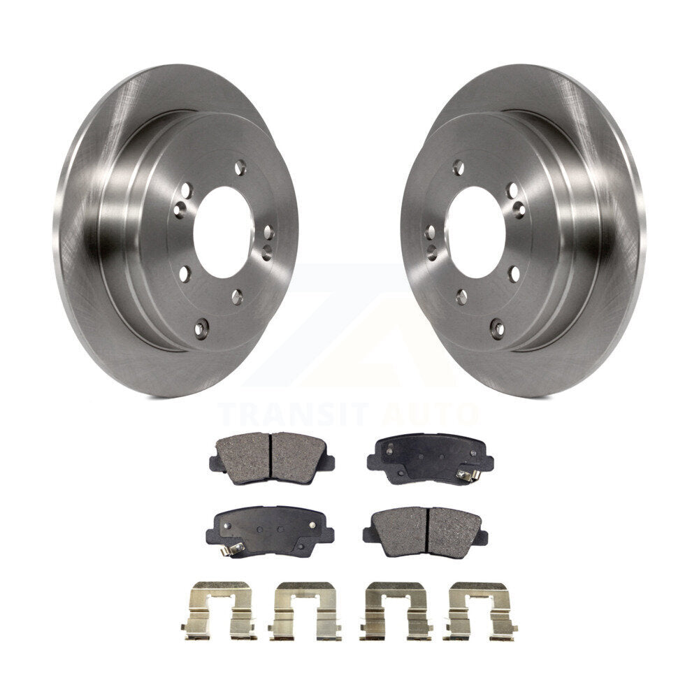 Kit de rotors de frein à disque arrière et plaquettes semi-métalliques pour Kia Amanti Hyundai Azera