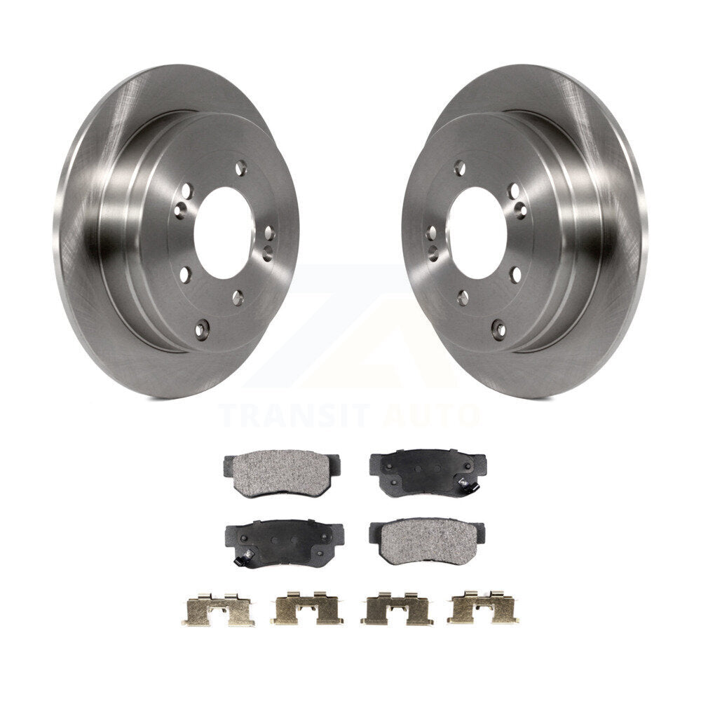 Kit de disques de frein à disque arrière et plaquettes semi-métalliques pour Hyundai Azera 2006-2009