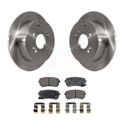 Kit de plaquettes de frein semi-métalliques pour Rotor de frein arrière, pour Hyundai Accent Kia Rio5 Ri 2006 – 2010