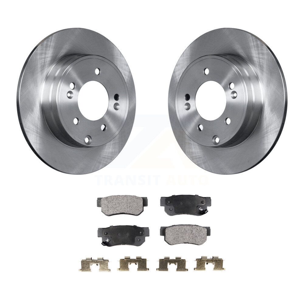 Kit de rotors de frein à disque arrière et plaquettes semi-métalliques pour Hyundai Sonata 3,3 L