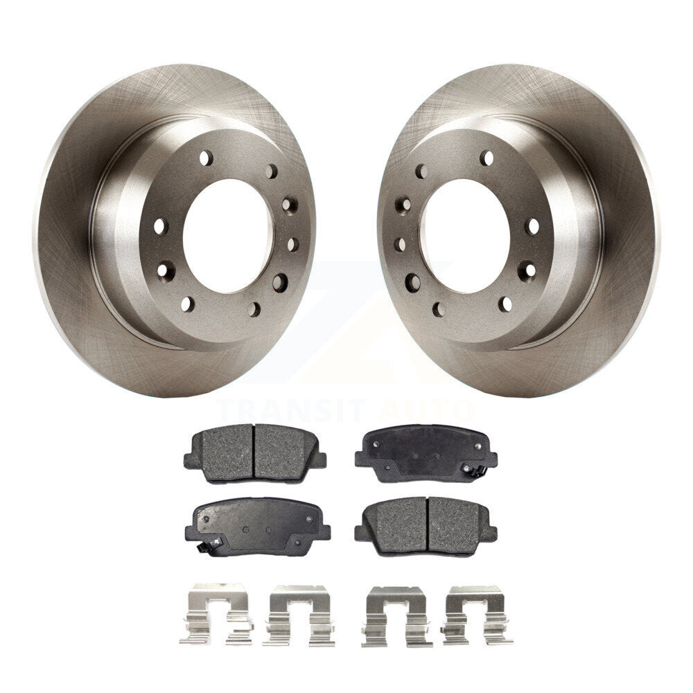 Rotor de frein à disque arrière et Kit de plaquettes semi-métalliques pour Kia Sedona Hyundai Entourag