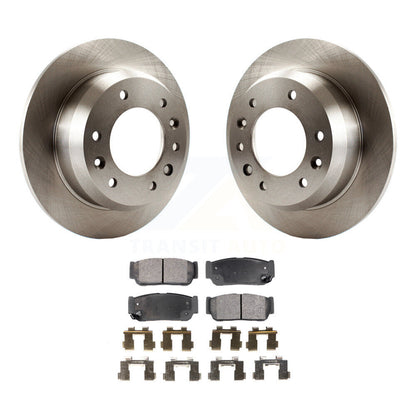 Kit de rotor de frein à disque arrière et de plaquettes semi-métalliques pour Hyundai Entourage Kia Sedon