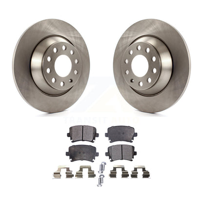 Kit de disques de frein à disque arrière et plaquettes semi-métalliques pour Audi A6 Quattro K8F-10182