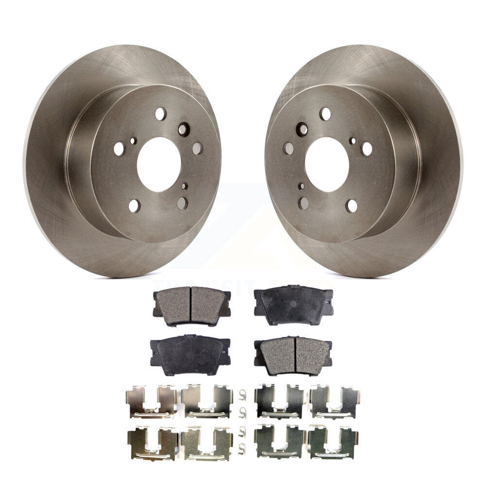 Kit de plaquettes de frein à disque arrière, Rotors semi-métalliques, pour Toyota Camry Lexus ES350 Avalo