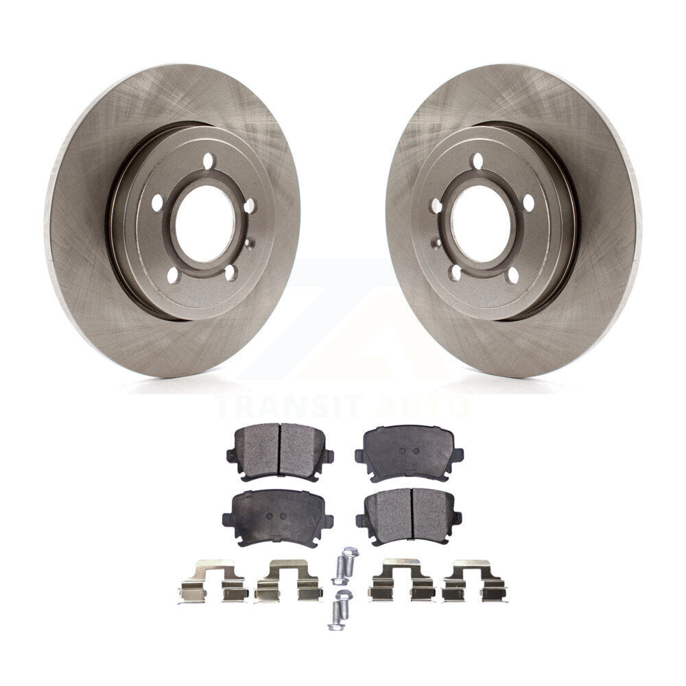 Kit de disques de frein à disque arrière et plaquettes semi-métalliques pour Audi A4 Quattro K8F-10183