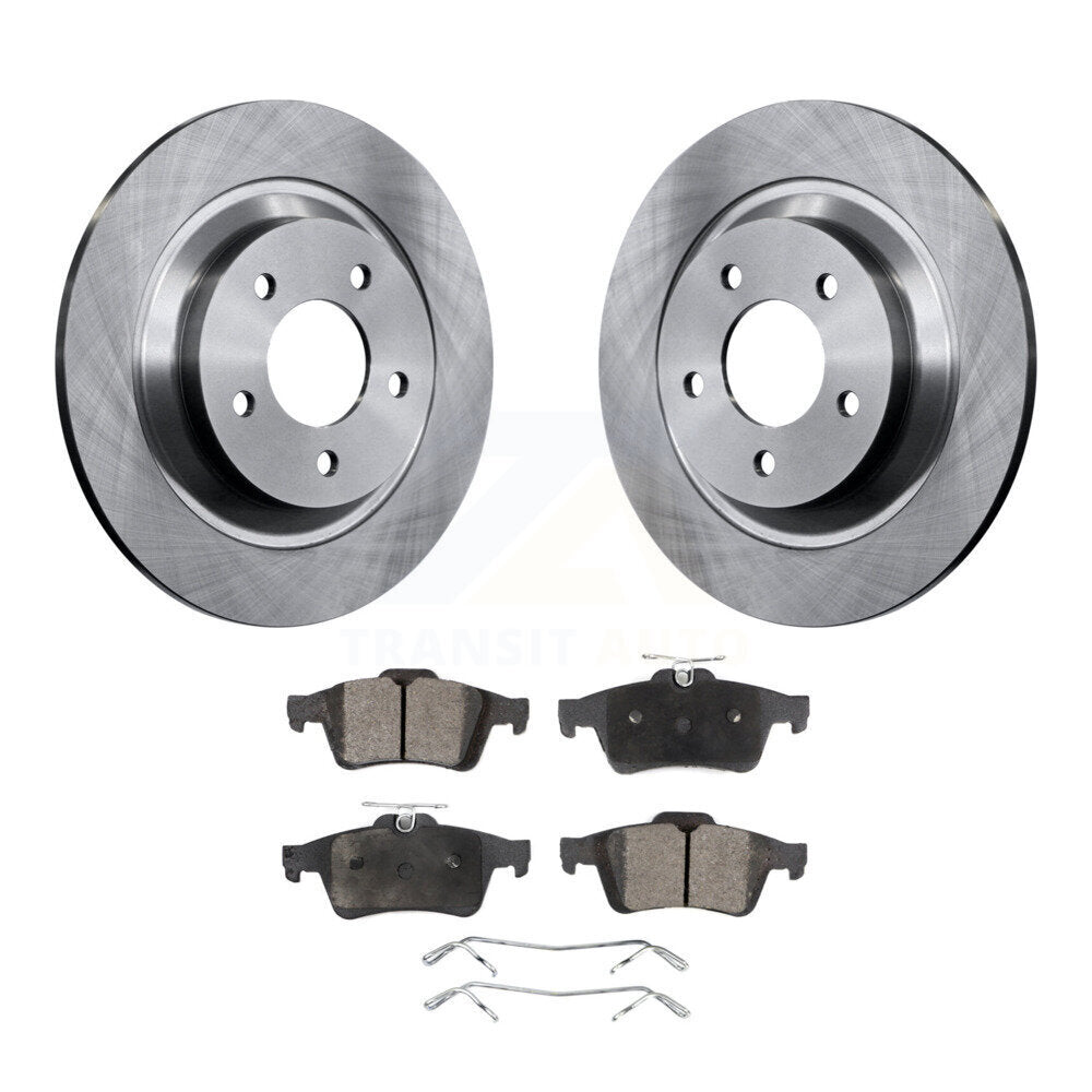 Kit de disques de frein à disque arrière et plaquettes semi-métalliques pour Mazda 5 K8F-101831