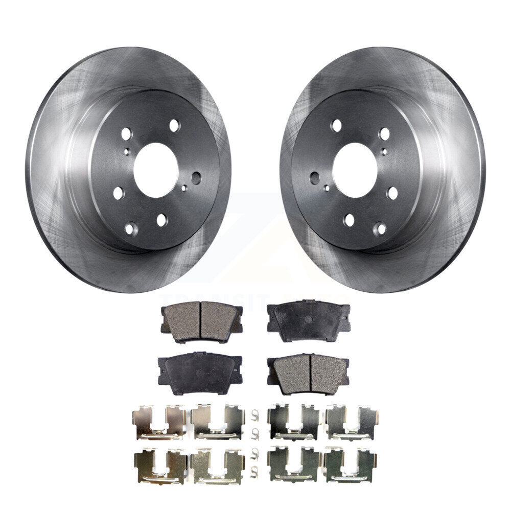 Kit de rotors de frein à disque arrière et plaquettes semi-métalliques pour Toyota RAV4 Lexus HS250h
