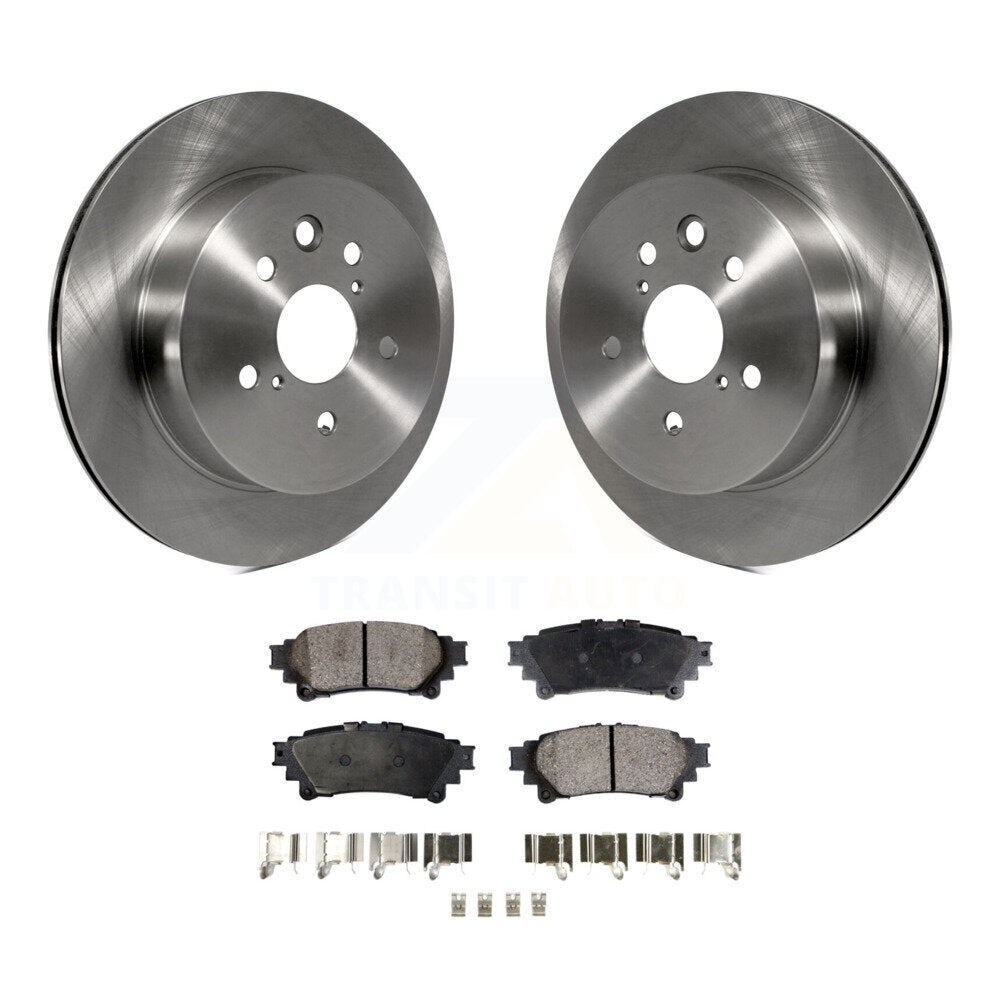 Kit de disques de frein à disque arrière et plaquettes semi-métalliques pour Lexus IS350 IS250