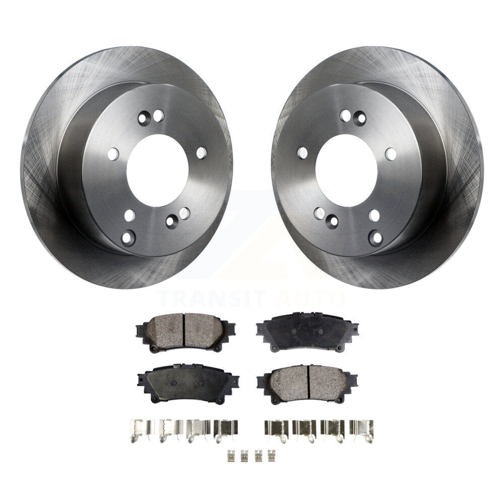 Kit de disques de frein à disque arrière et plaquettes semi-métalliques pour Lexus IS250 K8F-101838