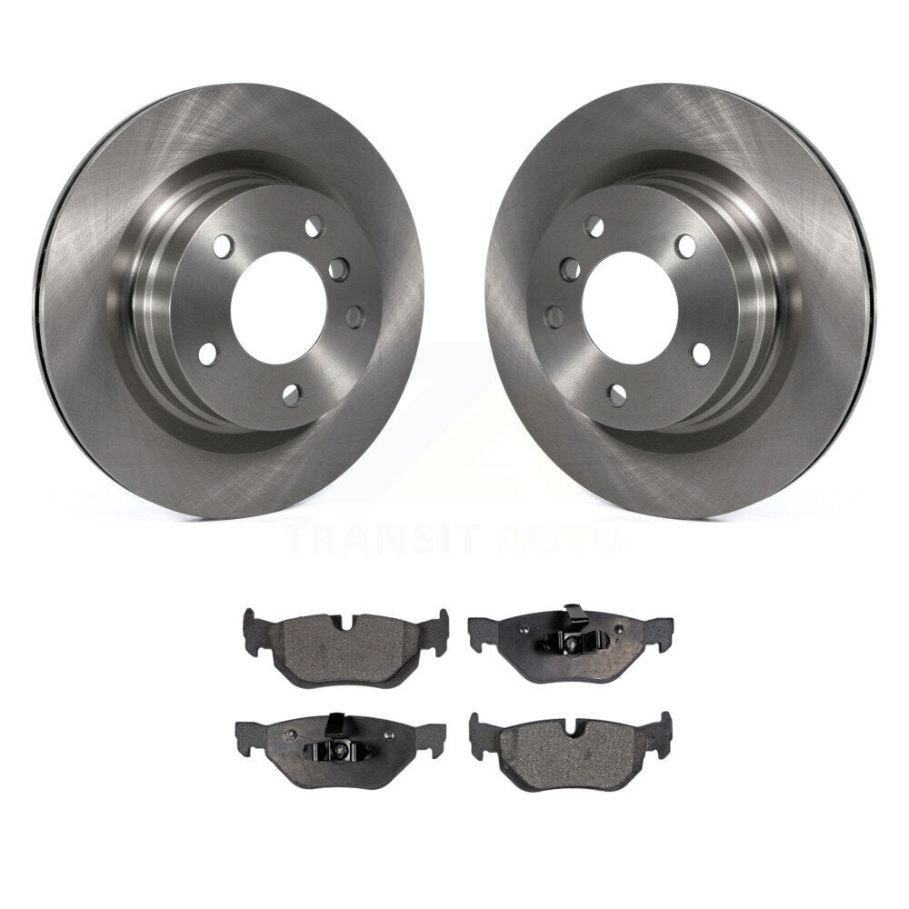 Kit de disques de frein à disque arrière et plaquettes semi-métalliques pour BMW 323i 328i 325i