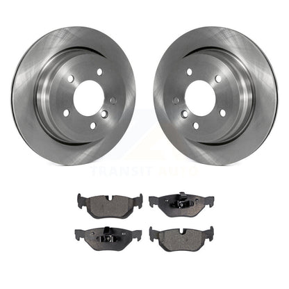 Rotor de frein à disque arrière et Kit de plaquettes semi-métalliques pour BMW 328i xDrive X1 328xi 325x