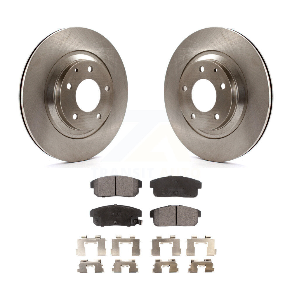 Kit de disques de frein à disque arrière et plaquettes semi-métalliques pour Mazda RX-8 2004-2011