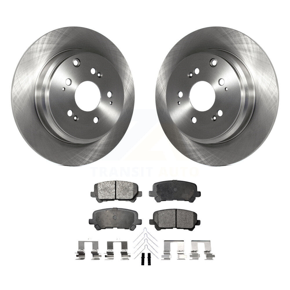Kit de rotor de frein arrière et de plaquettes semi-métalliques pour Honda Odyssey Pilot Acura MDX ZD