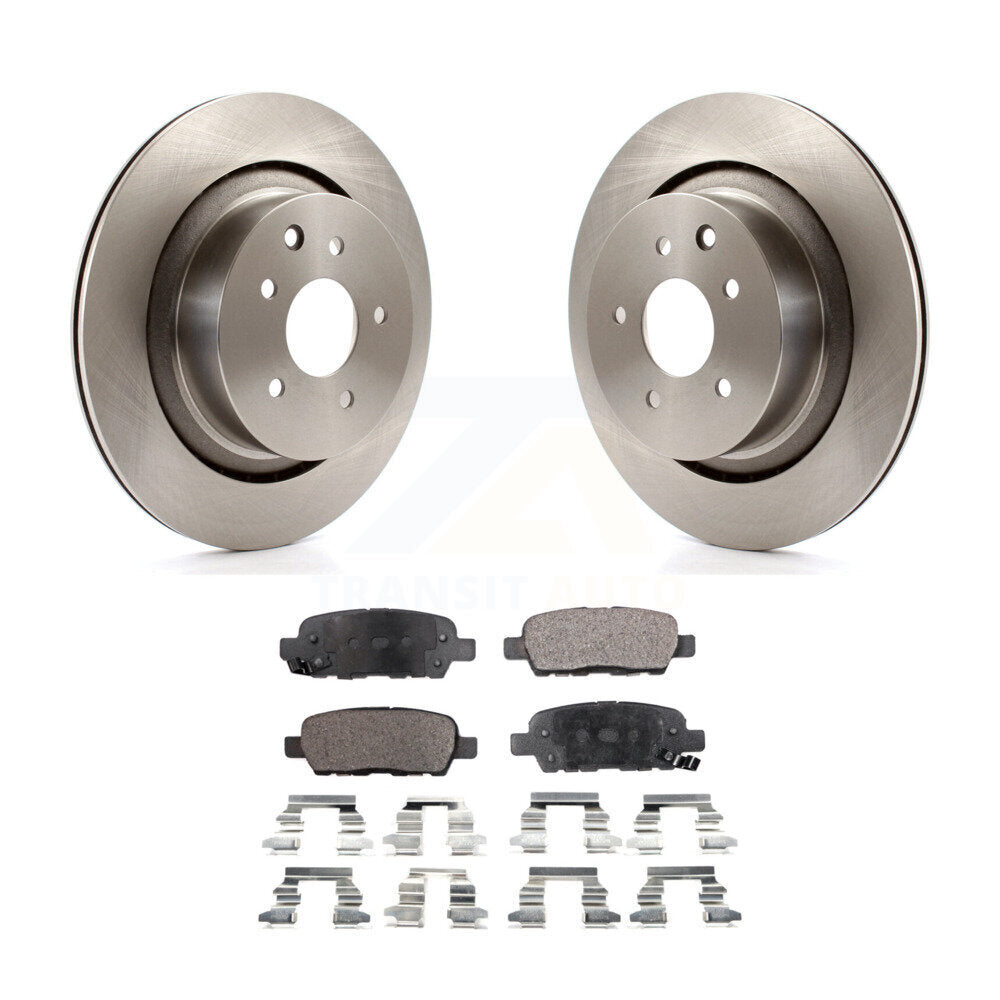 Kit de disques de frein à disque arrière et plaquettes semi-métalliques pour INFINITI G35 Q60