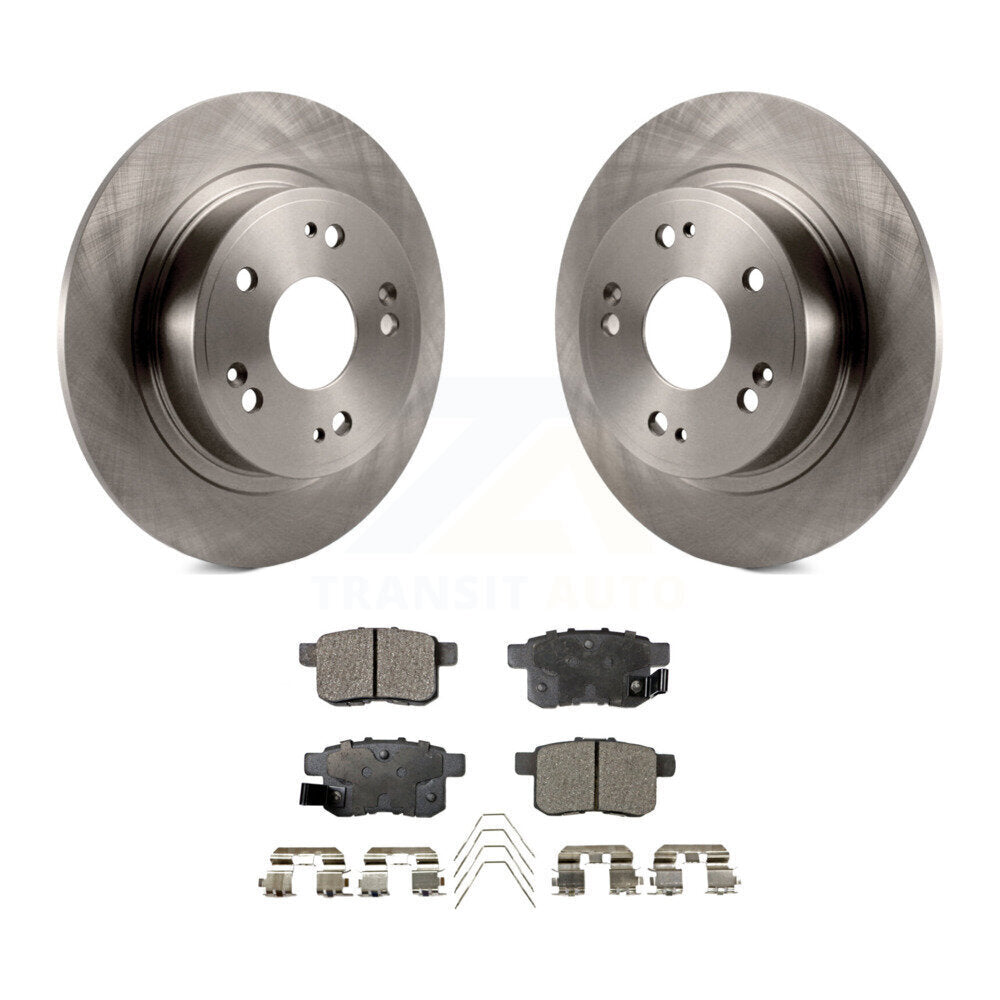 Kit de rotors de frein à disque arrière et plaquettes semi-métalliques pour Honda Accord Acura TSX