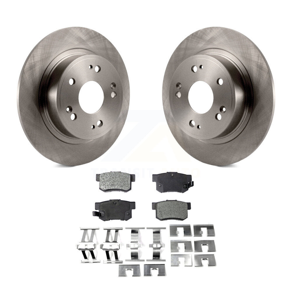 Kit de rotors de frein à disque arrière et plaquettes semi-métalliques pour Honda Accord Acura ILX