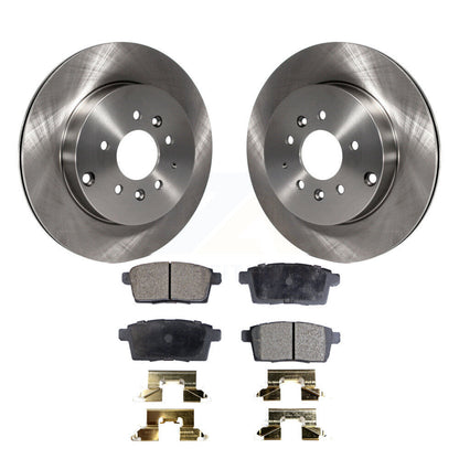 Kit de disques de frein à disque arrière et plaquettes semi-métalliques pour Mazda CX-9 2007-2015