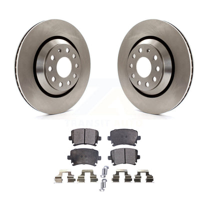 Kit de rotor de frein arrière et de plaquettes semi-métalliques pour Volkswagen GTI Passat CC Golf R R3