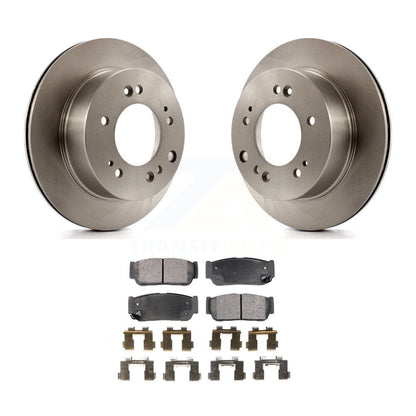 Kit de disques de frein à disque arrière et plaquettes semi-métalliques pour Kia Sorento 2007-2009