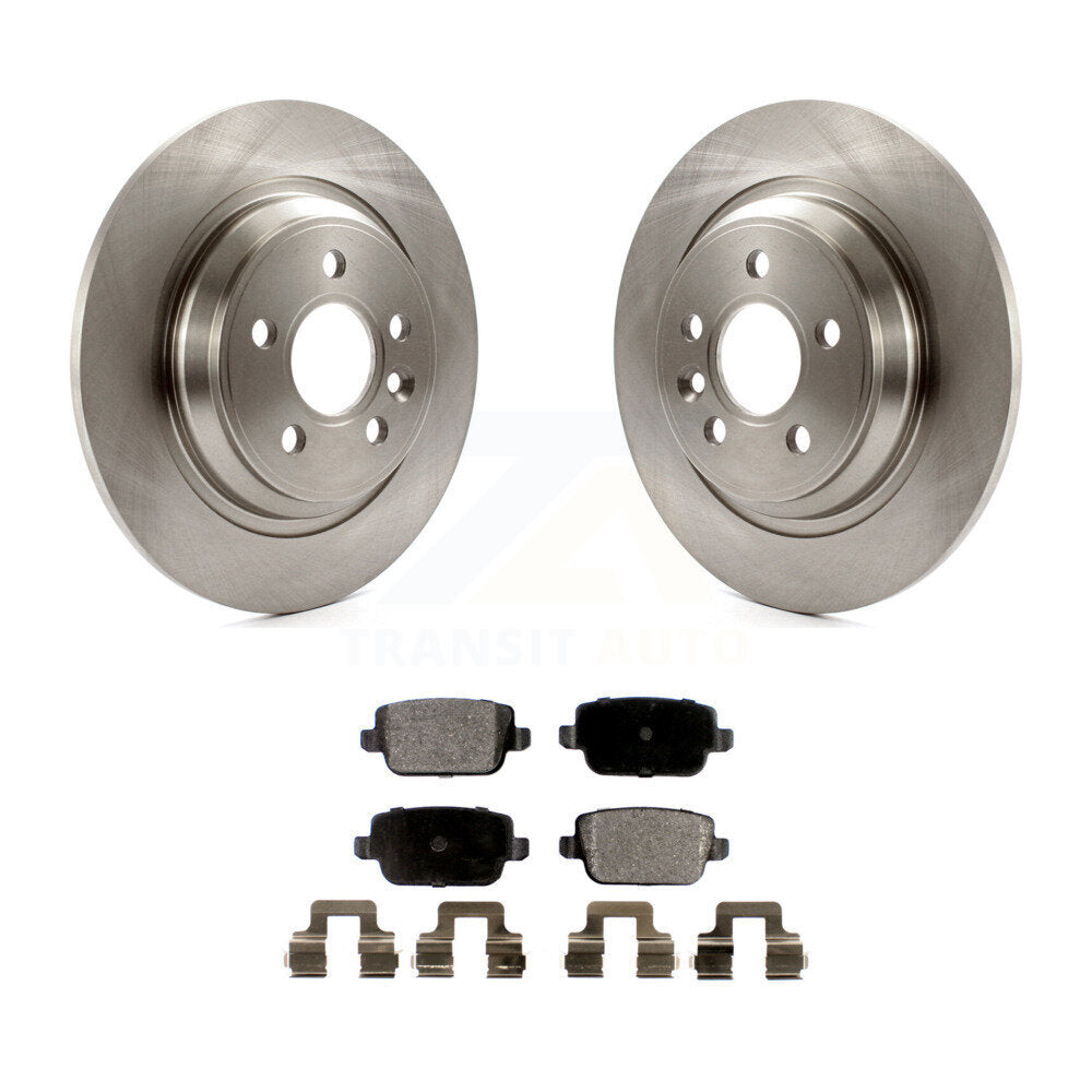 Kit de plaquettes semi-métalliques de rotor de frein arrière pour Volvo S80 avec stationnement électrique