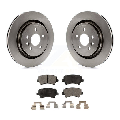 Kit de rotors de frein à disque arrière et plaquettes semi-métalliques pour Volvo XC70 S60 V60 S80 V7