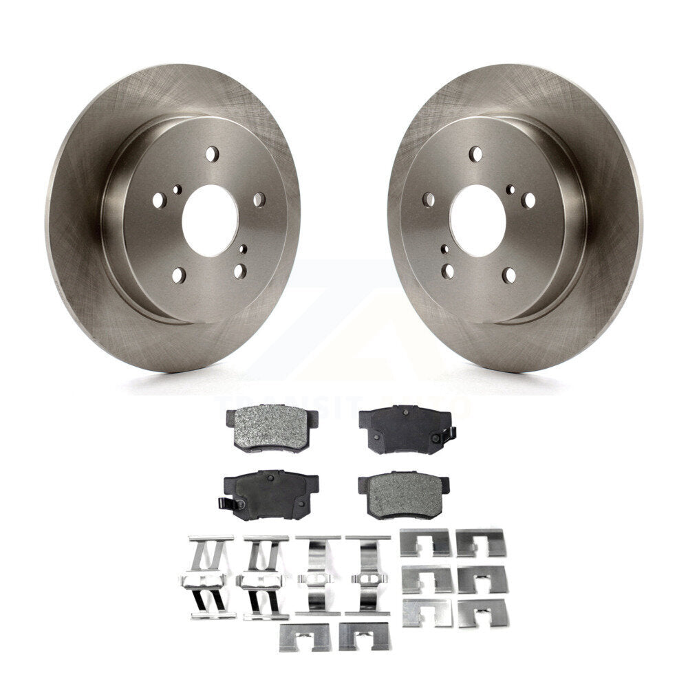 Kit de disques de frein à disque arrière et plaquettes semi-métalliques pour Suzuki SX4 Crossover
