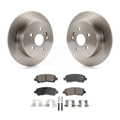 Rotors de frein à disque arrière et kit de plaquettes semi-métalliques pour Toyota Highlande 2008-2013