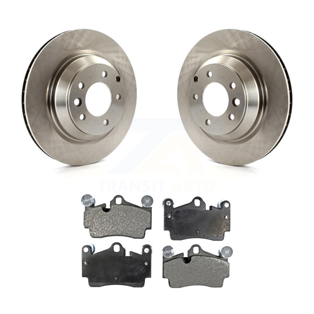 Kit de disques de frein à disque arrière et plaquettes semi-métalliques pour Audi Q7 Porsche Cayenne