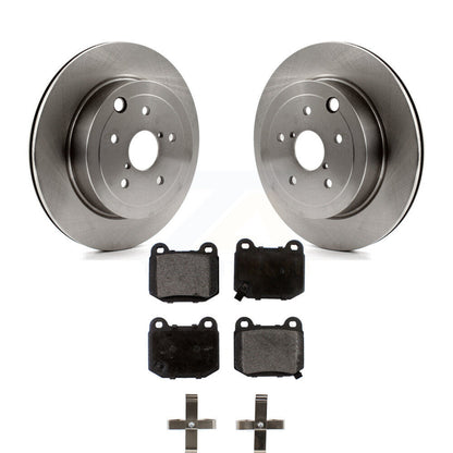 Kit de disques de frein à disque arrière et plaquettes semi-métalliques pour Subaru Impreza WRX STI