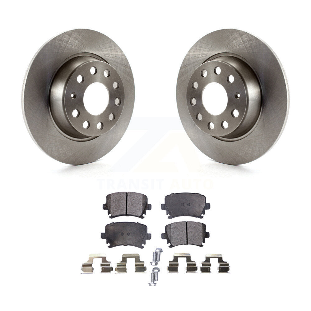 Kit de plaquettes de frein semi-métalliques pour Rotors de frein arrière, pour Volkswagen Jetta GTI Passat Eos Aud