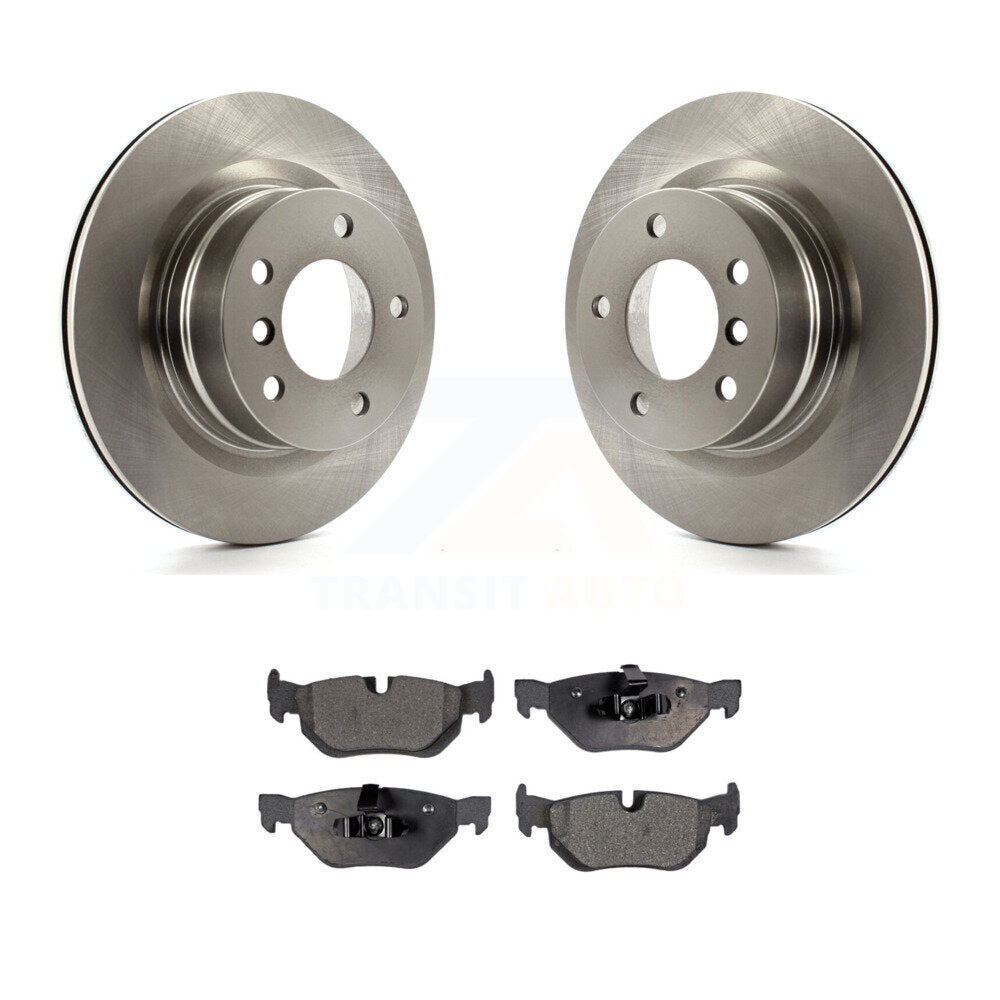 Kit de disques de frein à disque arrière et plaquettes semi-métalliques pour BMW 128i 2008-2013
