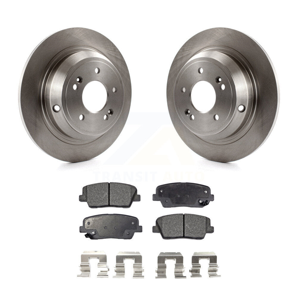 Kit de disques de frein à disque arrière et plaquettes semi-métalliques pour Hyundai Genesis K8F-10188