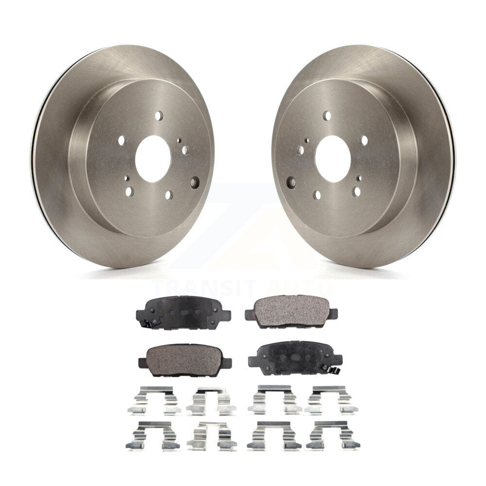 Rotors de frein à disque arrière et kit de plaquettes semi-métalliques pour Suzuki Grand Vitar 2009-2013