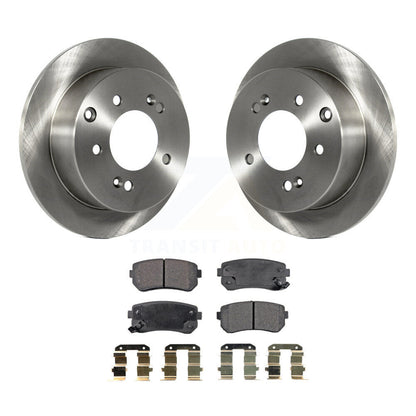 Kit de disques de frein à disque arrière et plaquettes semi-métalliques pour Kia Forte Koup Forte5