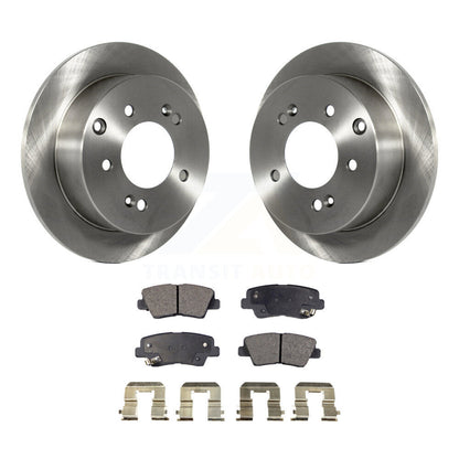 Kit de disques de frein à disque arrière et plaquettes semi-métalliques pour Kia Soul 2010-2013