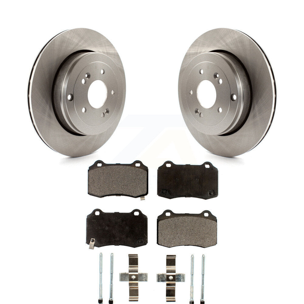 Kit de disques de frein à disque arrière et plaquettes semi-métalliques pour Hyundai Genesis Coupé