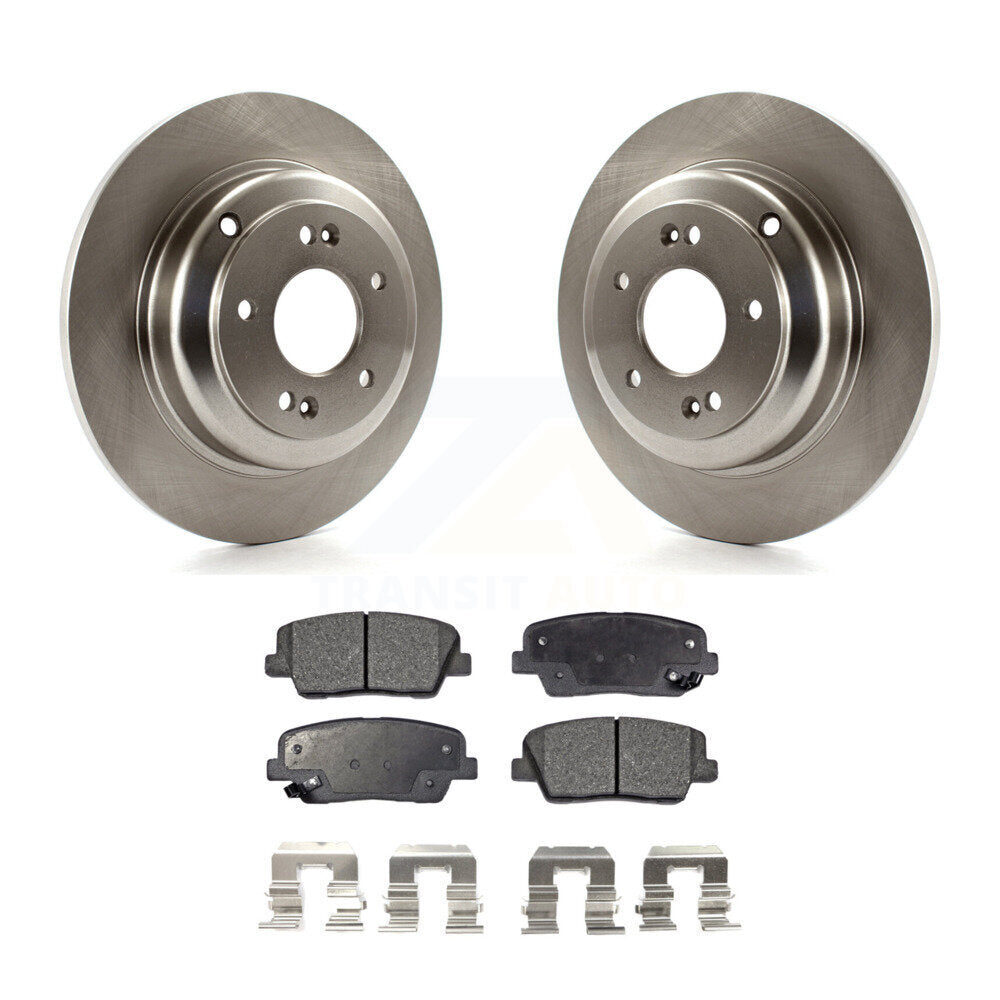 Kit de disques de frein à disque arrière et plaquettes semi-métalliques pour Hyundai Genesis Coupé