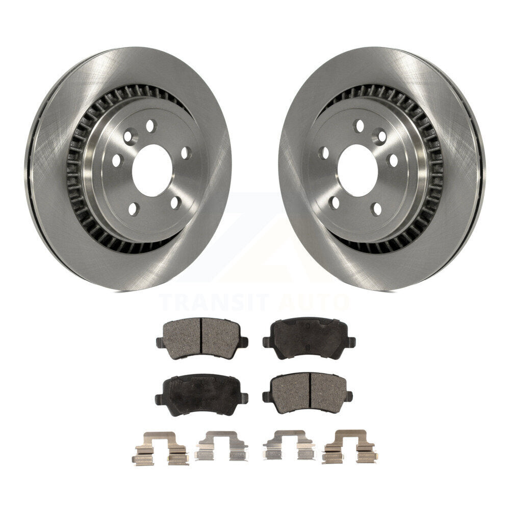 Kit de disques de frein à disque arrière et plaquettes semi-métalliques pour Volvo XC60 2010-2017